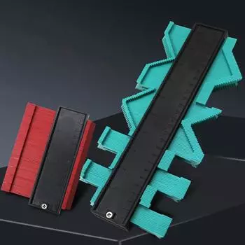 Контурный шаблон-дубликатор Керамическая плитка Шаблон для резки ковров Линейка для измерения профилей Угловой дубликатор Контурный дубликатор Инструменты для деревообработки