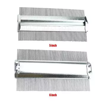 Contour-Gauge Металлический профильный калибровочный инструмент Точное копирование нестандартной формы Дубликатор Нестандартная сварка - Деревообработка Трассировка