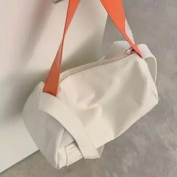 Contrast Color South Korea Women s Fashion Student Class Tote Bag White