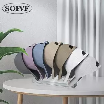 Convenient hat rack at home, duck tongue hat storage rack, clothing store, baseball cap curved display rack.