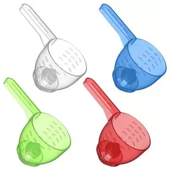 Convenient Measuring Scoop Food Grade Measuring Cup with Measurement Scales красный