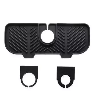 Convenient Silicone Countertop Protector Faucet Absorbent Pad Drip Catcher Mat Faucet Absorbent Mat Sink Splash Guard