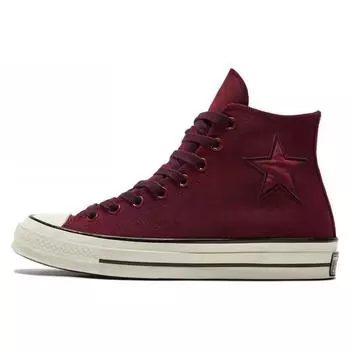 Converse 1970-е Chuck Taylor All Star Модные Винтажные Повседневные Износостойкие Дышащие Высокие парусиновые Унисекс Красные 35