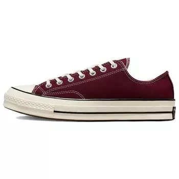 Converse 1970-е годы Chuck 70 Classic Casual Slip Durable Lightweight Canvas Low Top Unisex кеды бордовые A01450C 35