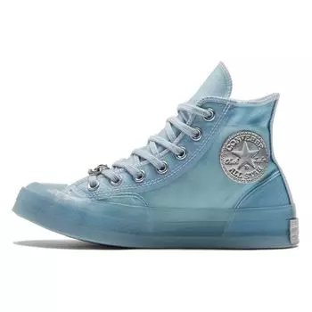 Converse 1970-е годы Chuck 70 повседневные универсальные нескользящие прочные парусиновые туфли средней высоты унисекс кроссовки синего цвета A02315C 36