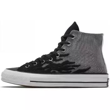 Converse 1970-е Удобные Повседневные Высокие Кеды Унисекс Черные Серые 35