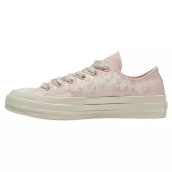 Converse 1970s Низкие парусиновые кроссовки с текстурированным цветочным принтом Кроссовки унисекс Розовые A07248C 39.5