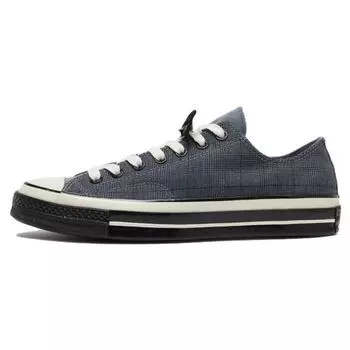 Converse 1970s Повседневные Универсальные Нескользящие Прочные Низкие Кроссовки Из Холщатки Унисекс Черные A07079C 36.5
