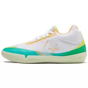 Converse All Star BB Evo Mid Hi-Vis Collection — Кроссовки унисекс White Green Glow Fresh-Yellow 169511C 35