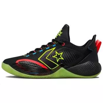 Converse All Star BB Shift Monster Clash - Кроссовки унисекс Black Volt Solar-Red Blue-Hero A01246C 46.5