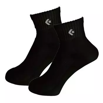 Converse Basketball Set of New Ankle cm Socks, Match/Practice, 2, Socks, Black, 23.0-25.0 чёрный