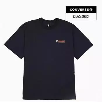 Converse Box Star Short Sleeve Tee Black 10028741 A01 90