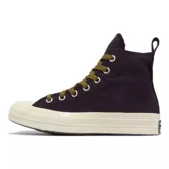 Converse Chuck 70 Counter Climate GORE-TEX High Black Cherry Yellow Женские кроссовки Purple Egret A01387C 37