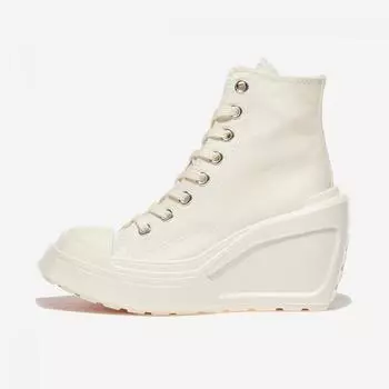 Converse Chuck 70 D Lux Wedge Egret High A06479C EGRET ЧЕРНЫЕ 220