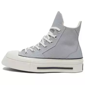 Converse Chuck 70 De Luxe Squared High Grey Area женские кеды Black Egret A08280C 36