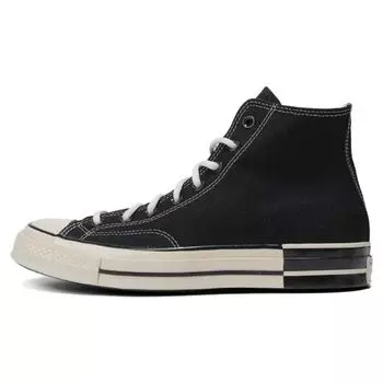 Converse Chuck 70 High Black Natural Ivory Unisex Sneakers Vintage-White A08134C 35