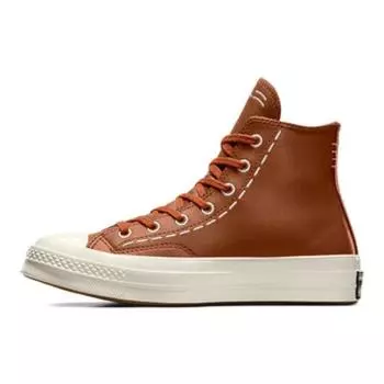 Converse Chuck 70 High Bold Stitch - Женские кроссовки Tawny Owl Brown Egret A07951C