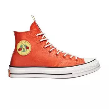 Converse Chuck 70 High Chinese New Year - Кроссовки унисекс Firecracker Оранжевые ярко-маковые Speed-Yellow 170585C 37
