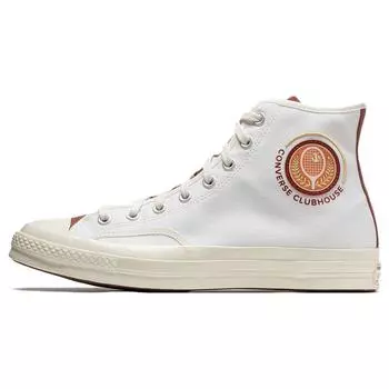 Converse Chuck 70 High Clubhouse - Кроссовки унисекс для теннисного клуба White Egret Red-Oak A05681C 43