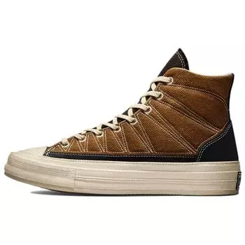 Converse Chuck 70 High Cozy Granola - Brindle Brown Steel унисекс кеды 171548C 36