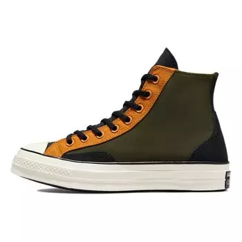 Converse Chuck 70 High Court Reimagined — кроссовки унисекс цвета хаки Fire Pit Green Egret 171685C 35