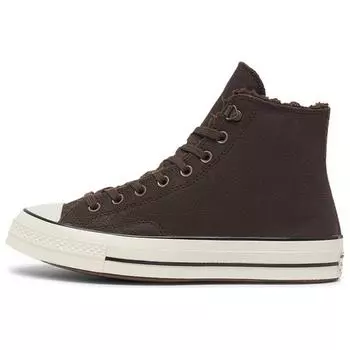 Converse Chuck 70 High Distressed Leather - Fresh Brew Unisex Sneakers Brown A09443C 37