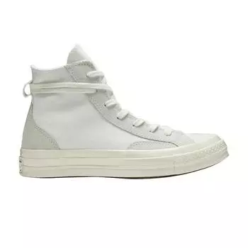 Converse Chuck 70 High Final Club - белые кеды унисекс Egret 168605C
