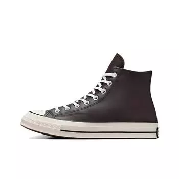 Converse Chuck 70 High Heritage Color Leather - Coffee Nut Унисекс Кроссовки Коричневый Синий Белый A10154C 41