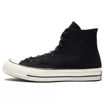 Converse Chuck 70 High Heritage Color Suede - Black Bite The Dust унисекс кроссовки Egret A09474C 35