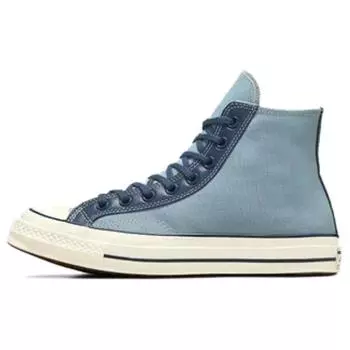 Converse Chuck 70 High Leather Overlays - Out Of The Blue Унисекс Кроссовки Dark-Waters A09451C 46.5