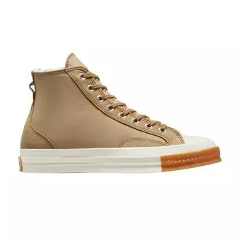 Converse Chuck 70 High Lined Colorblock - Кроссовки унисекс Nomad Khaki Gum Brown Sand-Dune Egret A04410C 37.5