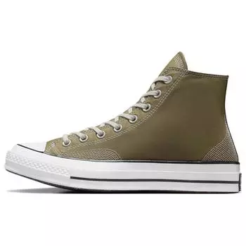 Converse Chuck 70 High Multi-Stitch Cotton - Mossy Sloth Green Кроссовки унисекс Fossilized A07435C 39