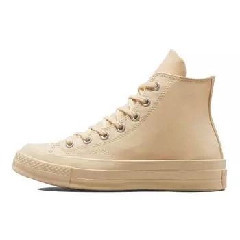 Converse Chuck 70 High Patent Pop - Легкие женские кроссовки на шпагате кремовые 571629C 35