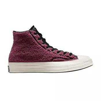 Converse Chuck 70 High Sherpa - Кроссовки унисекс Shadowberry Pink Black Egret 172007C 36.5