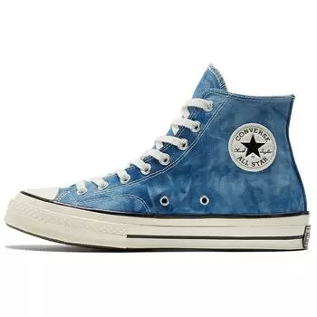 Converse Chuck 70 High Summer Daze - Кроссовки унисекс Aegean Storm Blue Egret Black 170965C 35