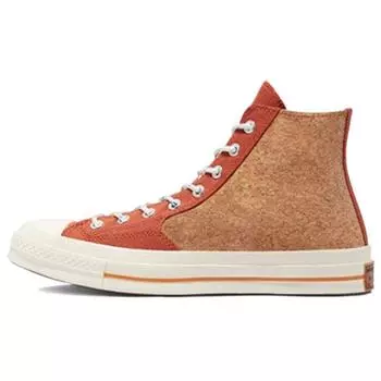 Converse Chuck 70 High Summer Daze - Пробковые кроссовки унисекс Оранжевый Red-Bark Egret 170853C 40