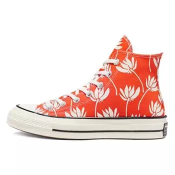 Converse Chuck 70 High Summer Spirit - Женские кроссовки Bright Poppy Orange Egret Black 571919C 36