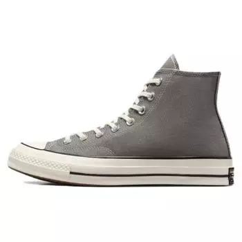 Converse Chuck 70 High Vintage Canvas - Origin Story Серые кроссовки унисекс Egret Black A05584C 35