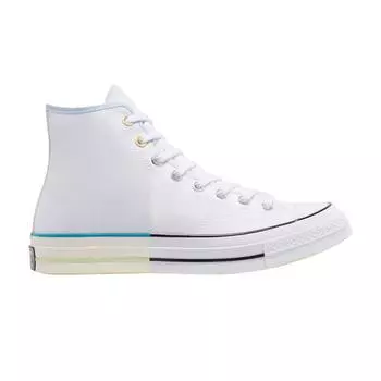 Converse Chuck 70 High White Pack - Кроссовки унисекс цвета шамбре синего цвета Banana-Cake 171179C 36