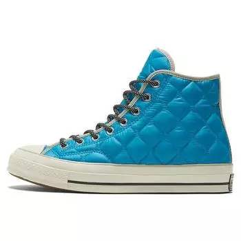 Converse Chuck 70 High Workwear Quilting - Парусно-синие кроссовки унисекс Birch-Bark Egret 169373C