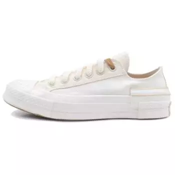 Converse Chuck 70 кроссовки унисекс с прорезанным каблуком на низком каблуке Egret кремовые A11622C 35