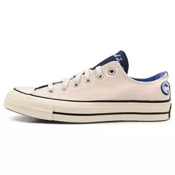Converse Chuck 70 Low Letterman - Кроссовки унисекс цвета натуральной слоновой кости кремовые A06203C 35
