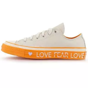 Converse Chuck 70 Low Love Graphic - Кремовые женские кроссовки 563474C