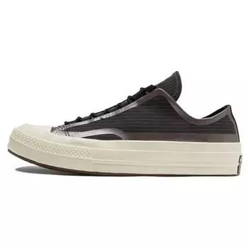Converse Chuck 70 Low Metallic Tape Seam - Кроссовки унисекс Storm Wind Black Egret 170768C 35