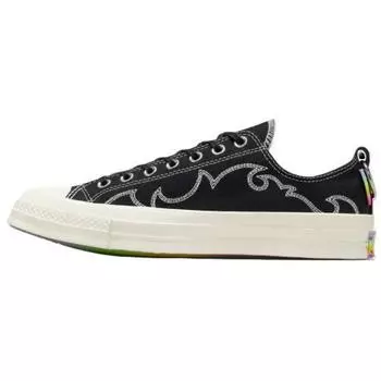Converse Кроссовки унисекс Chuck 70 Low Pride 2024 Black Egret Chaos-Fuschia A10215C 36