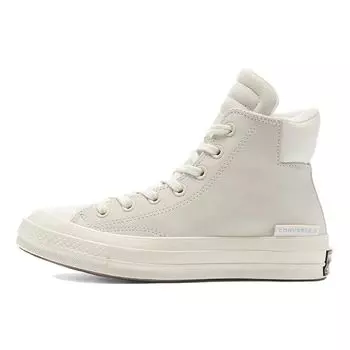 Converse Chuck 70 Padded Collar, анодированные металлы - Кроссовки Egret унисекс Cream Gravel 170267C 35