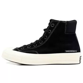 Converse Chuck 70 Padded Collar High Anodized Metals - Черные кроссовки унисекс Egret 170266C 35