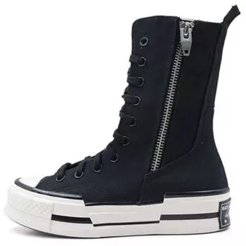 Converse Chuck 70 Plus X High Black Egret Unisex Sneakers White A10361C 36