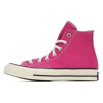 Converse Chuck 70 Vintage Canvas High Lucky Розовые кроссовки унисекс Egret Black A04594C 35