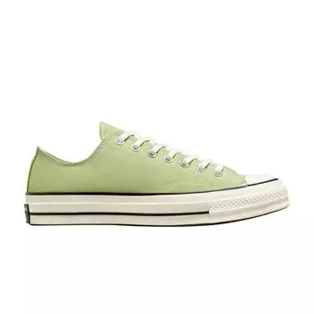 Converse Chuck 70 Vintage Canvas Low Vitality Зеленые кроссовки унисекс Egret Black A04587C 43